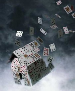 house of cards crashing